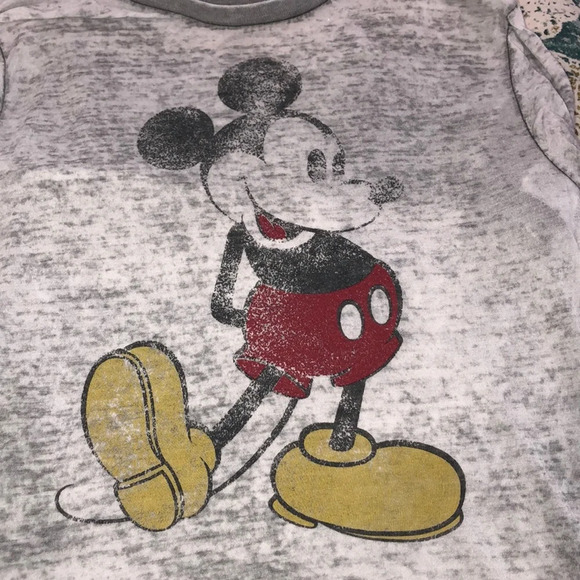 Disney small burnout Mickey Mouse T-shirt - Picture 4 of 4